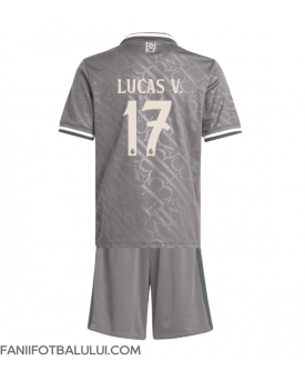Real Madrid Lucas Vazquez #17 Echipament de Fotbal Replică 2024-25 Copii Treilea (+ Șorturi)